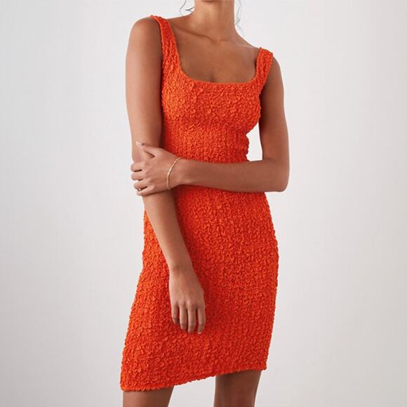 Rails Julie Cherry Red Popcorn Mini Dress Size M - Picture 1 of 7